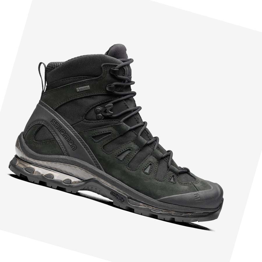 Salomon QUEST 4D GORE-TEX ADVANCED Tornacipő Férfi Fekete | HU 2179NWY